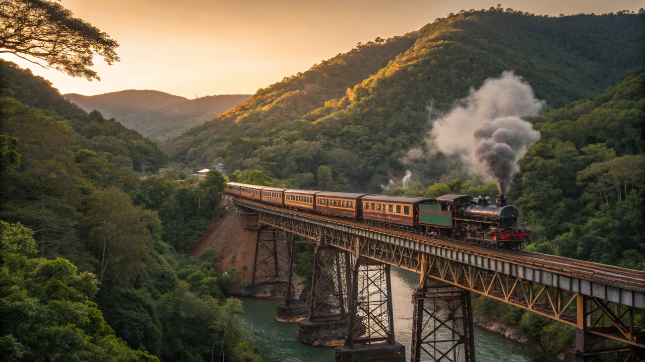 A viagem de 18 quilômetros que te leva de volta a 1883: o trem panorâmico que cruza 2 montanhas históricas em Minas Gerais