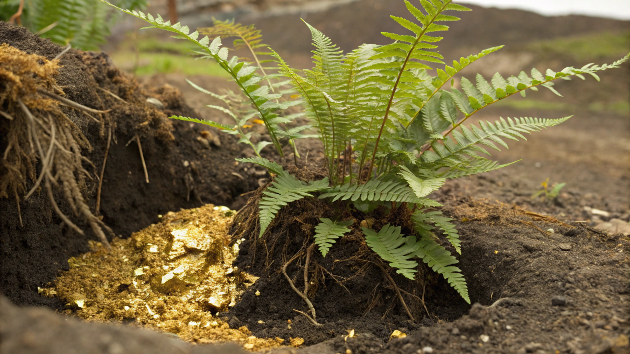 Cientistas chineses descobrem a 1 única planta do mundo capaz de sugar metais preciosos e terras raras do solo