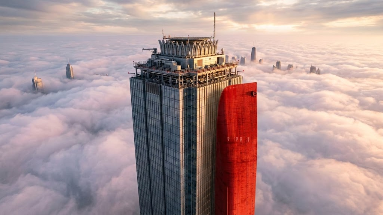 Com 106 andares, e 352 metros, o maior prédio de todo o país equivale a um transatlântico gigante colocado em pé e permite morar acima do mirante mais alto da cidade