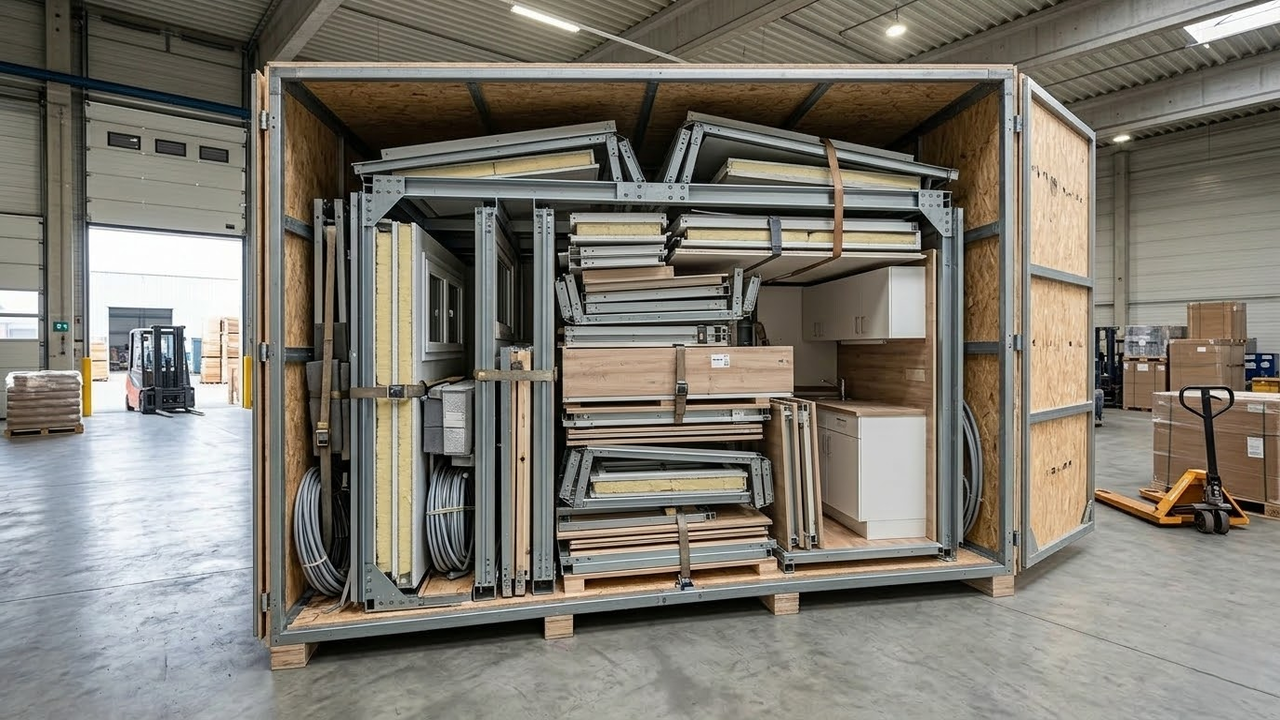 A casa dobrável de montagem ultrarrápida