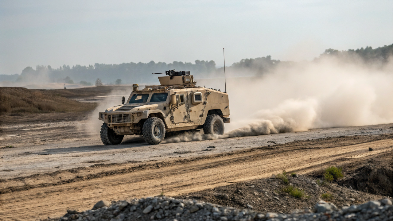 O substituto definitivo do Humvee que suporta explosões de minas e acelera a 110 km/h em terrenos totalmente devastados