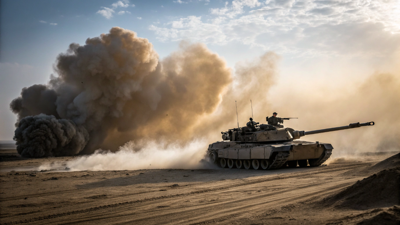 O blindado de 68 toneladas com armadura de urânio que acerta alvos em movimento a 3 quilômetros de distância