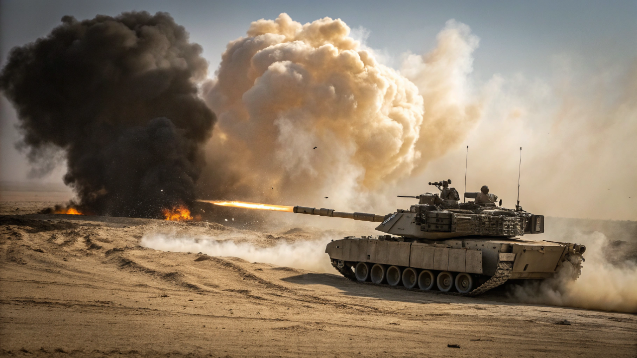 O blindado de 68 toneladas com armadura de urânio que acerta alvos em movimento a 3 quilômetros de distância