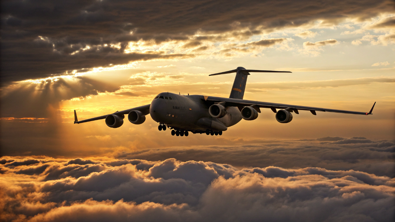 O cargueiro voador gigantesco que engole helicópteros inteiros e cruza oceanos carregando 127 toneladas