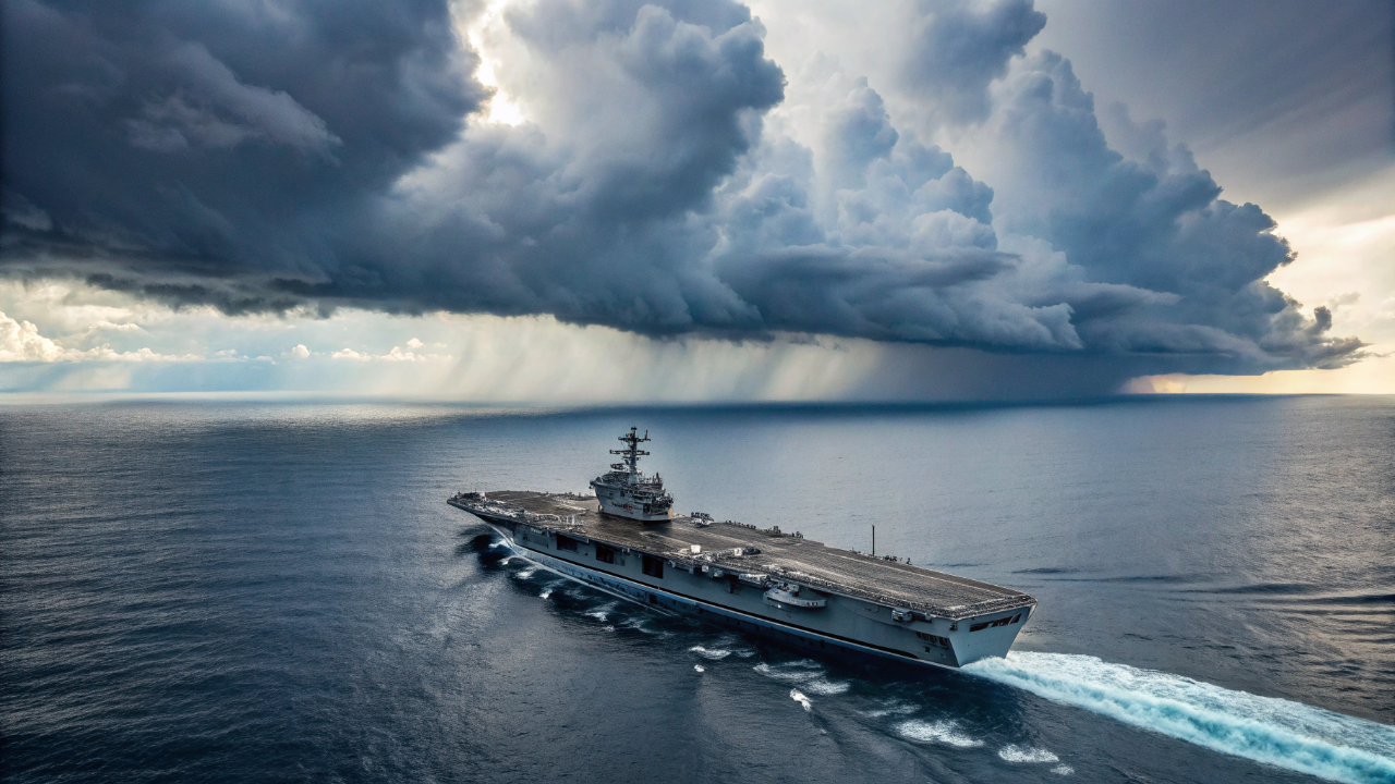 A cidade flutuante movida a 2 reatores nucleares que usa campos eletromagnéticos para lançar aeronaves ao céu