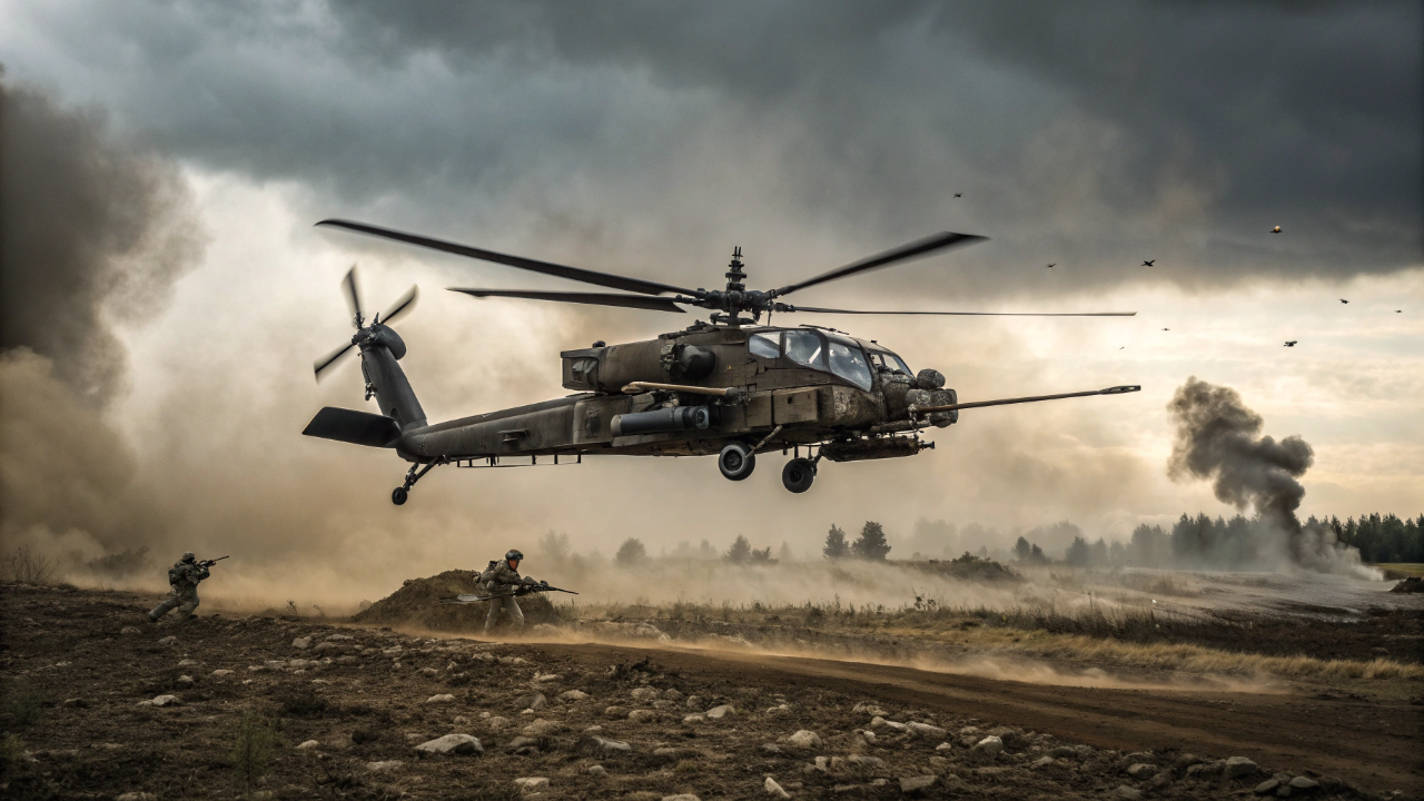 O helicóptero letal que suporta tiros de calibre 23 mm e consegue rastrear 128 ameaças simultaneamente no radar