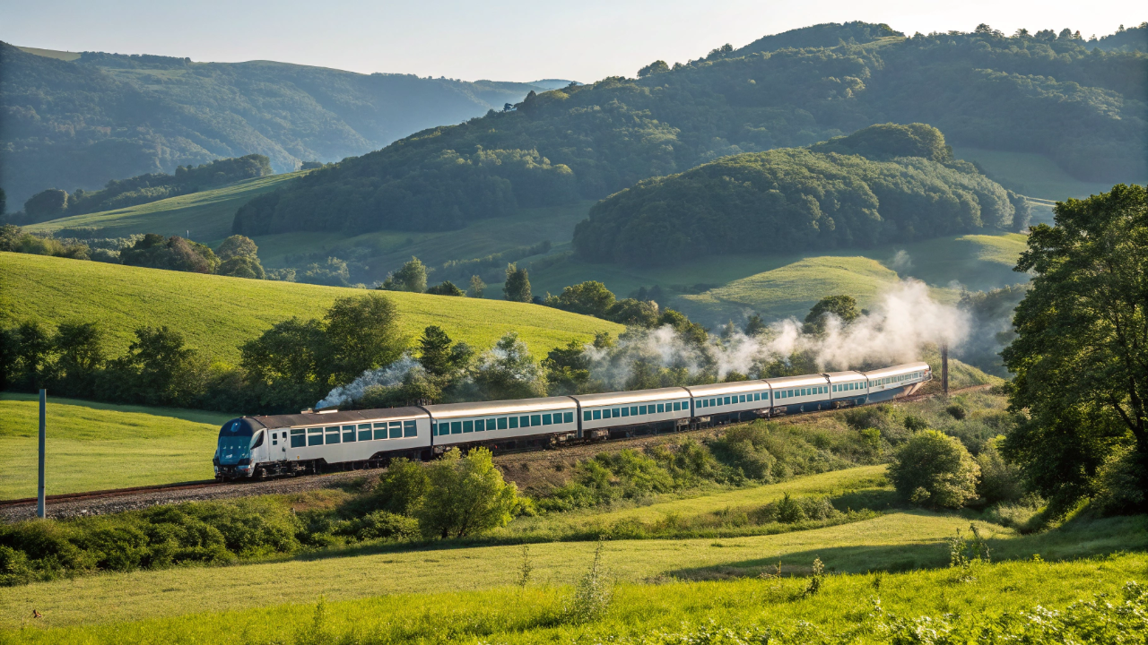 O trem que solta apenas vapor de água e já está rodando em países da Europa