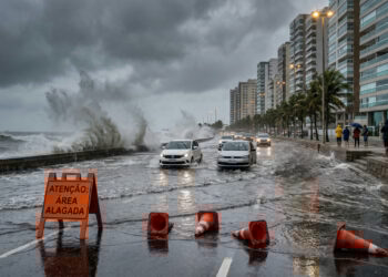 O mar já subiu 20 cm desde 1900 e não vai parar: quais cidades brasileiras estão na rota da água (imagem ilustrativa)