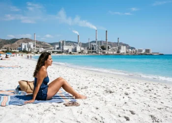 A praia com visual caribenho que esconde um segredo obscuro de 110 anos na areia branca
