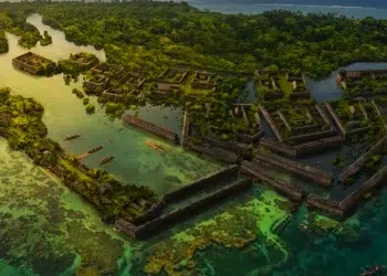 A enigmática metrópole flutuante erguida sobre 92 ilhas artificiais de coral há 1000 anos sem o uso de argamassa ou maquinário