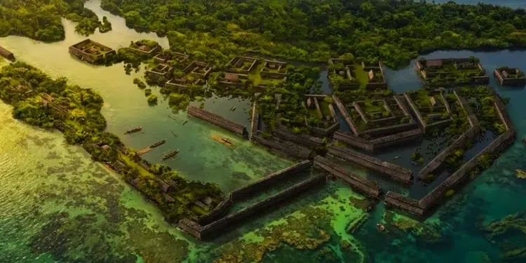 A enigmática metrópole flutuante erguida sobre 92 ilhas artificiais de coral há 1000 anos sem o uso de argamassa ou maquinário