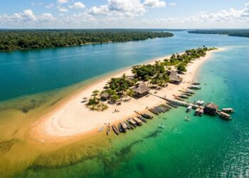 Oásis de água doce no meio da floresta: o balneário apelidado de “Caribe Amazônico” que atrai estrangeiros o ano inteiro (imagem ilustrativa)