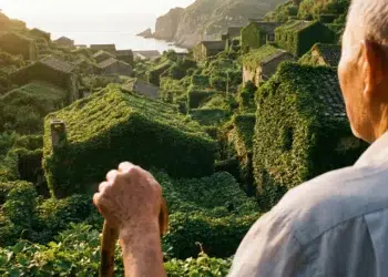 O antigo vilarejo abandonado há 30 anos que foi completamente engolido pela natureza e transformado em 1 labirinto verde