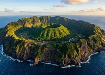 Ilha onde o solo cozinha a comida: o vilarejo isolado de 160 habitantes construído dentro da cratera de 1 vulcão ativo que ameaça entrar em erupção