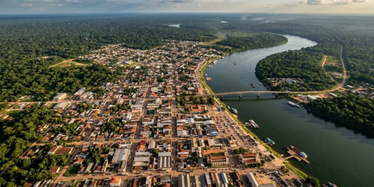 A cidade brasileira na floresta que supera 104 nações em tamanho e se consolida como a 3 maior do planeta em área territorial (imagem ilustrativa)