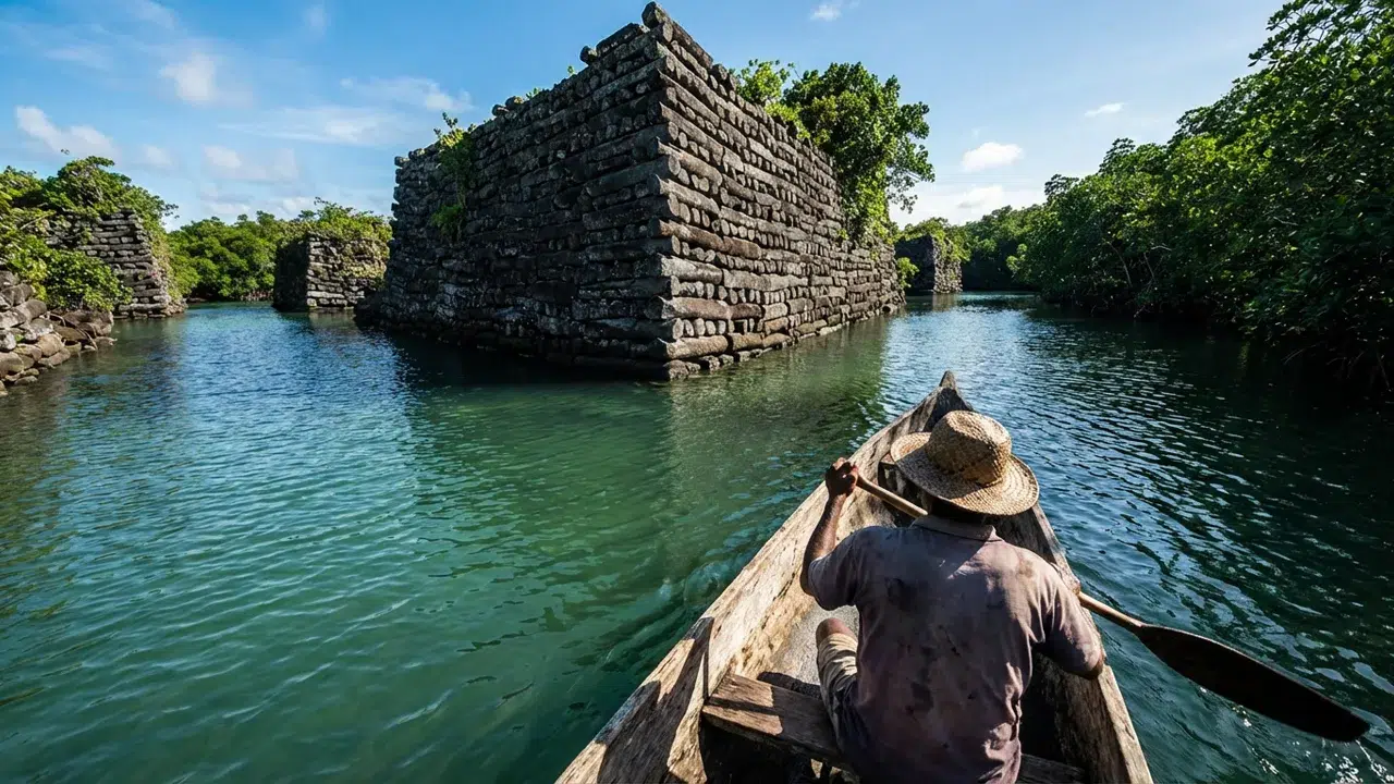 A enigmática metrópole flutuante erguida sobre 92 ilhas artificiais de coral há 1000 anos sem o uso de argamassa ou maquinário