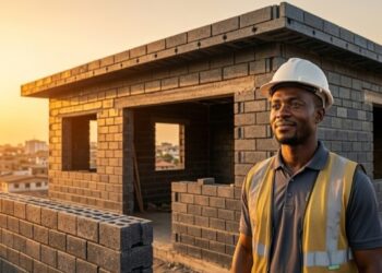 As casas de tijolo plástico podem custar até um terço menos que as construções tradicionais, ampliando o acesso para famílias de baixa renda