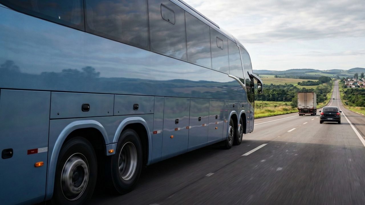 Presente em diversas frotas da América Latina, o Mercedes-Benz O 500 R equipa ônibus rodoviários de turismo e linhas interestaduais
