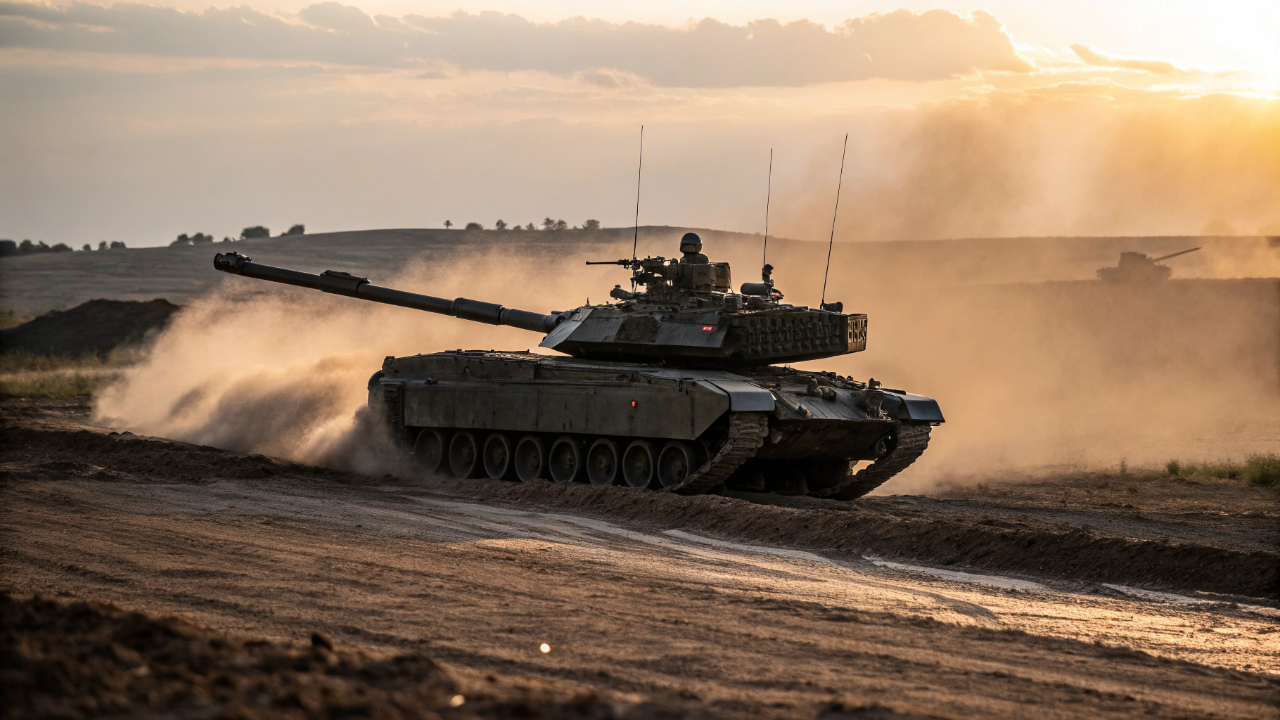 O tanque de nova geração com torre 100% não tripulada que mantém os soldados protegidos em 1 cápsula secreta no chassi