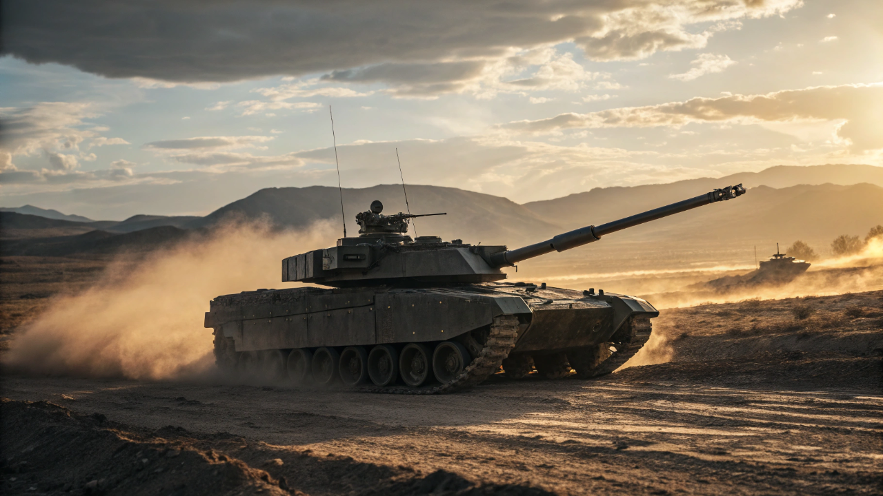 O tanque de nova geração com torre 100% não tripulada que mantém os soldados protegidos em 1 cápsula secreta no chassi