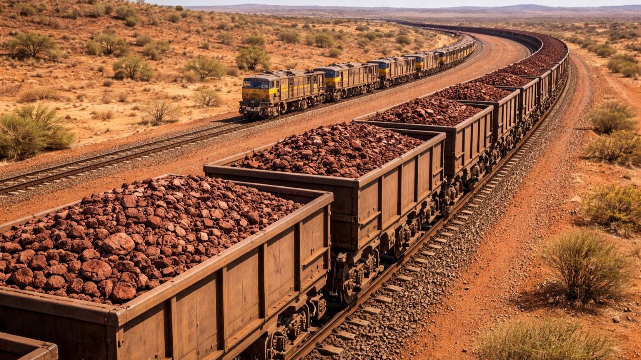 Trem de mais de 7 km transporta minério e entra para a história como o mais longo do mundo