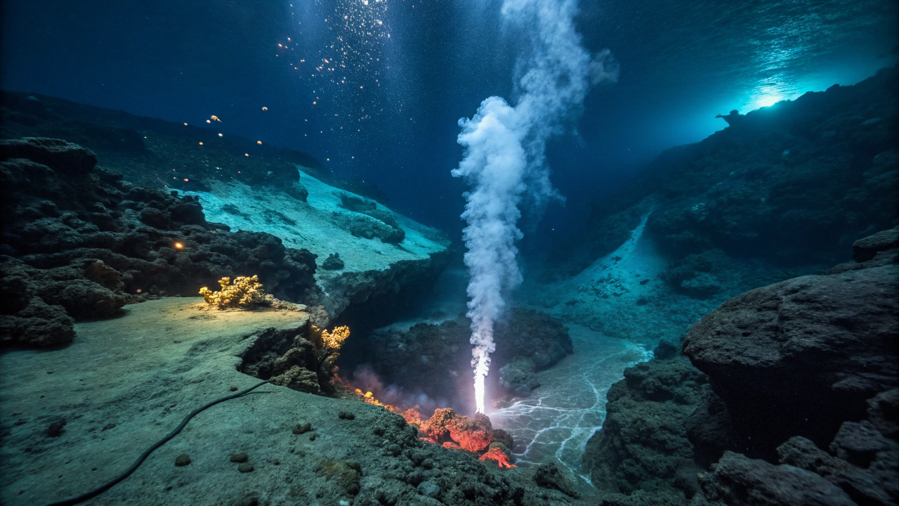 O "Vazamento" no fundo do mar: buraco no Oceano Pacífico está cuspindo líquido quente e pode prever o "Big One"