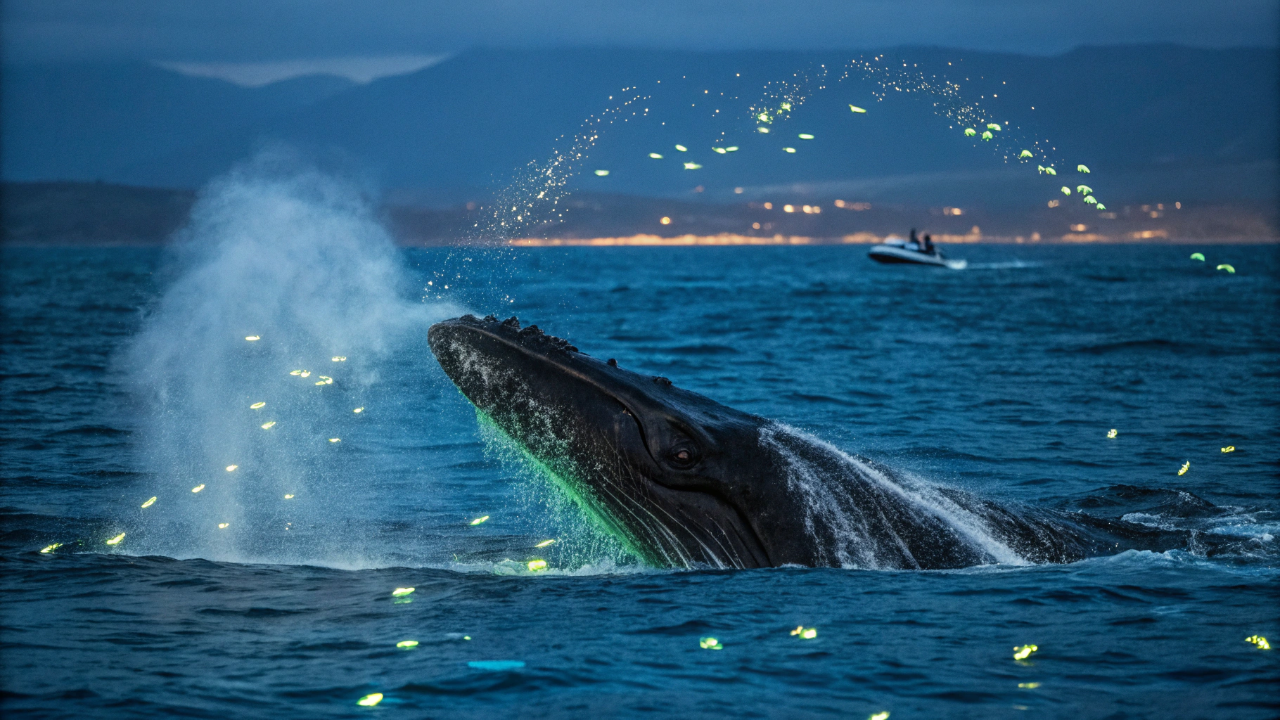 O segredo nojento do oceano: urina e fezes de baleias fazem o mar explodir em 10% de vida no verão