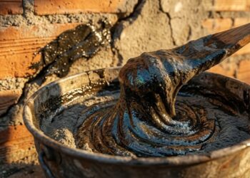 A combinação de óleo queimado e pó de construção deixou de ser um improviso amador para se tornar uma solução altamente rentável na manutenção de imóveis