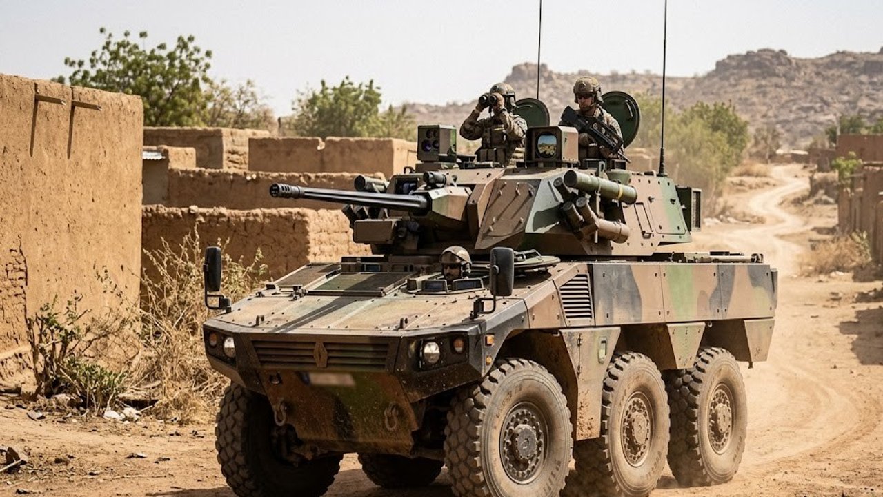 Com um canhão de 40 mm de munição telescópica e um sistema digital integrado, o blindado Jaguar substitui frotas antigas e redefine a guerra na França