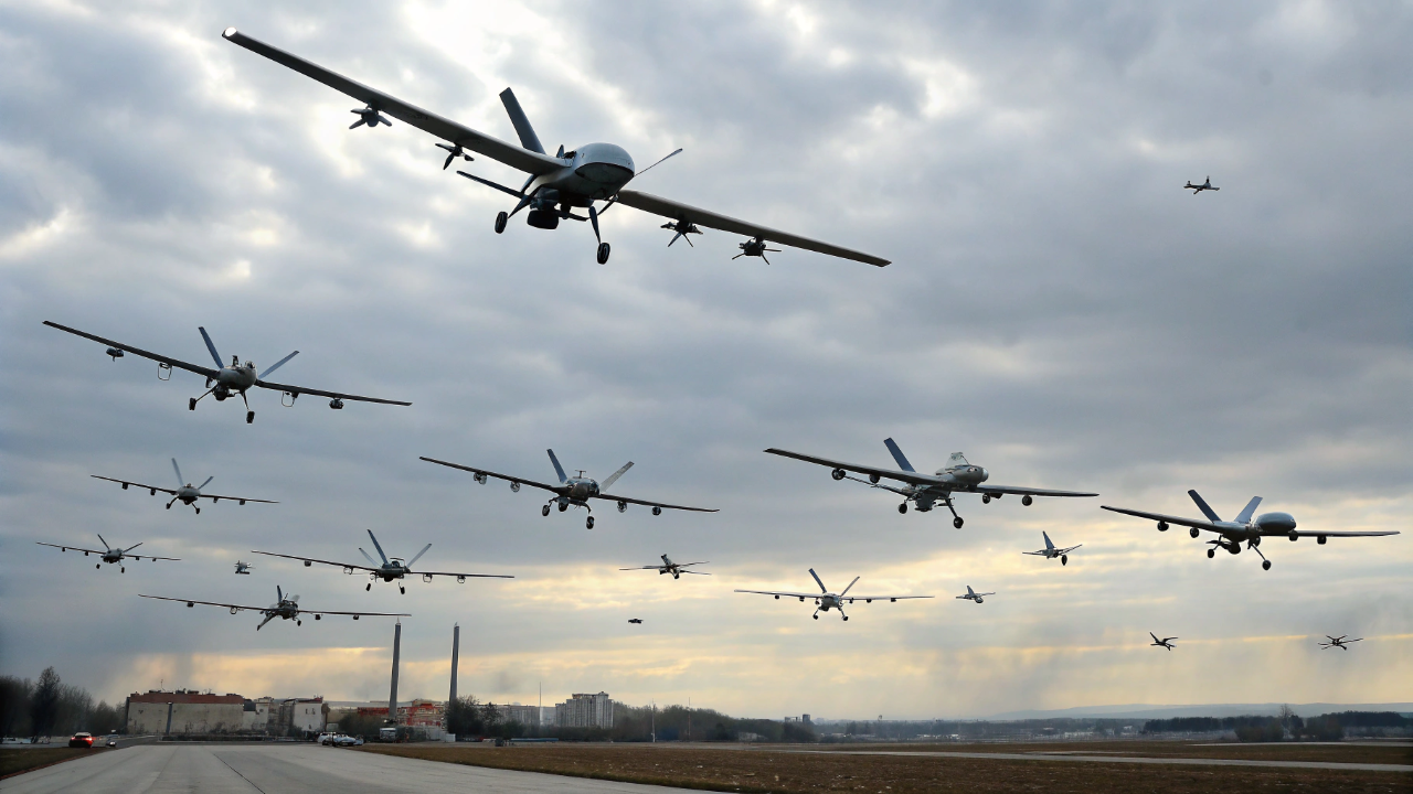 A Força Aérea dos EUA criou um canhão invisível que derruba dezenas de drones ao mesmo tempo sem disparar uma única bala