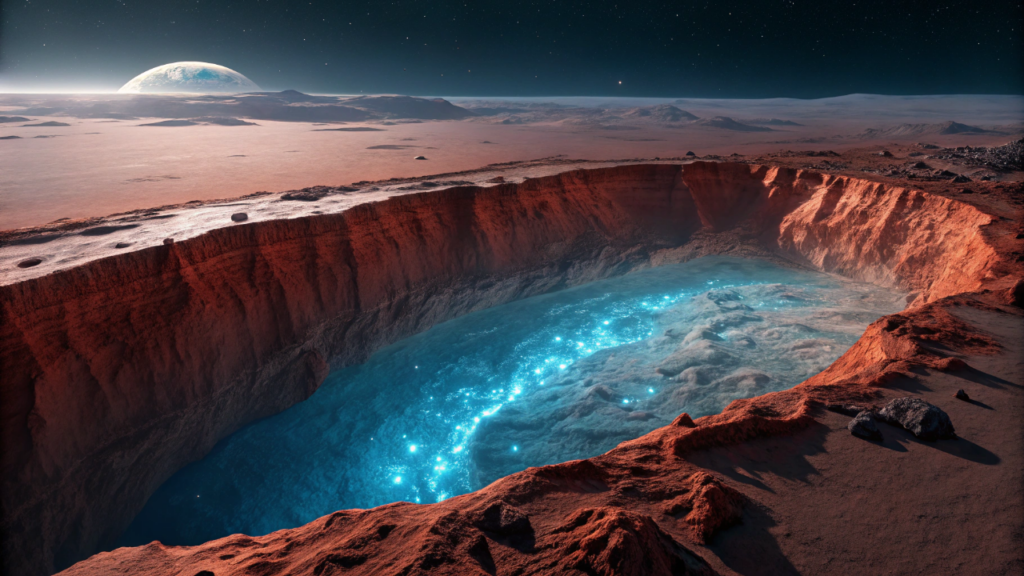 A NASA confirmou que existe um oceano gigante escondido sob o solo de Marte e o tamanho dele vai te deixar boquiaberto