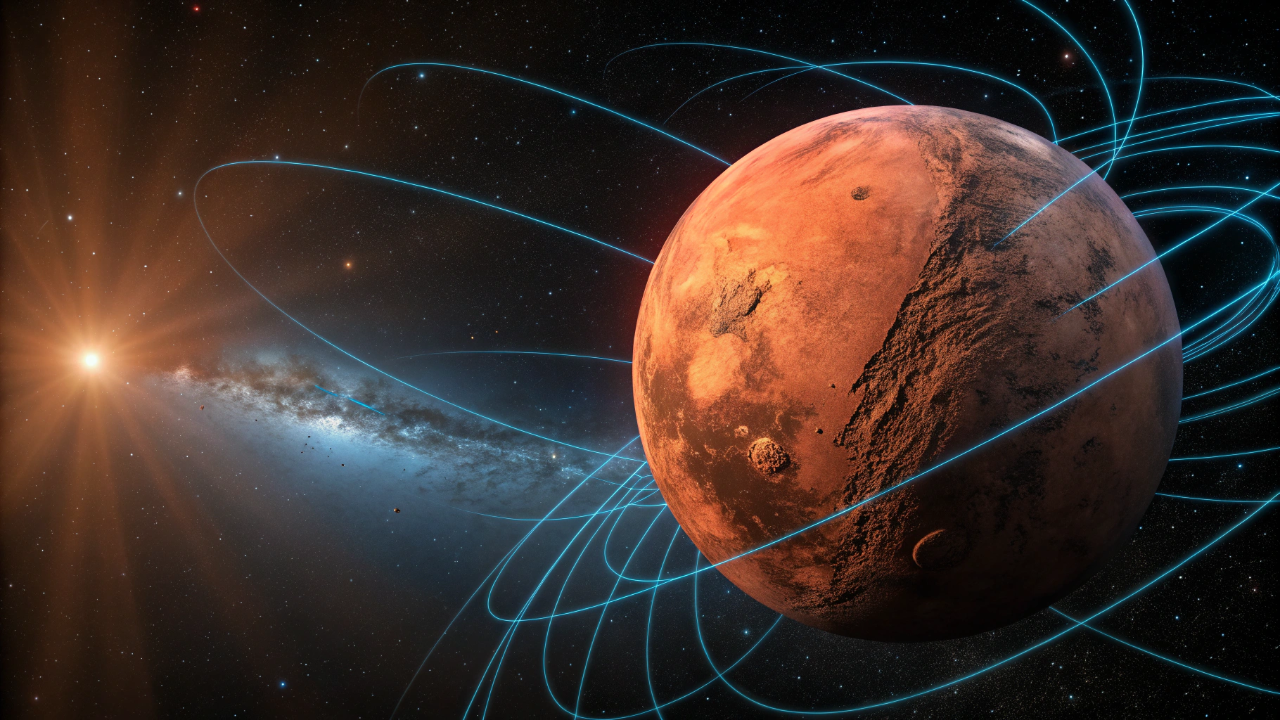 A NASA tem um plano para transformar Marte em um planeta habitável e ele começa com um guarda-chuva magnético gigante