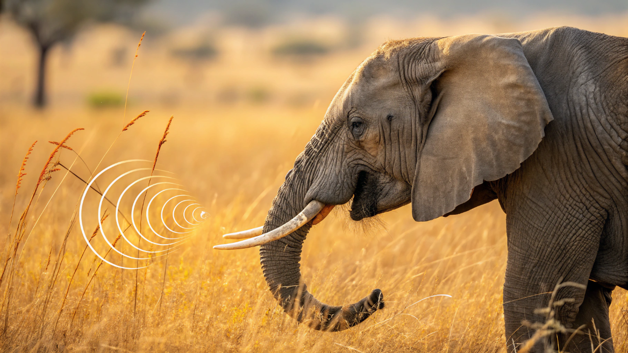 A Universidade do Colorado provou que elefantes chamam uns aos outros por nome usando sons que o ouvido humano quase não escuta