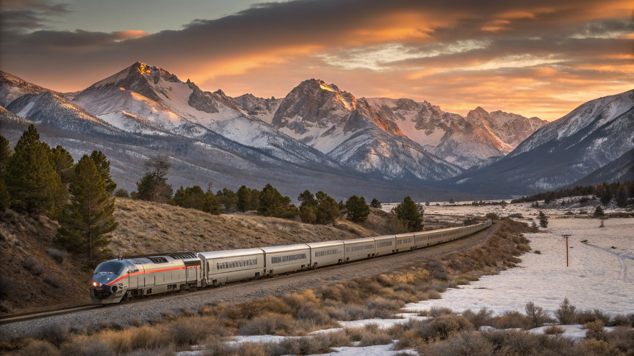 A épica viagem transcontinental de 3924 quilômetros que atravessa um túnel escuro de 8 quilómetros debaixo da cordilheira das Montanhas Rochosas