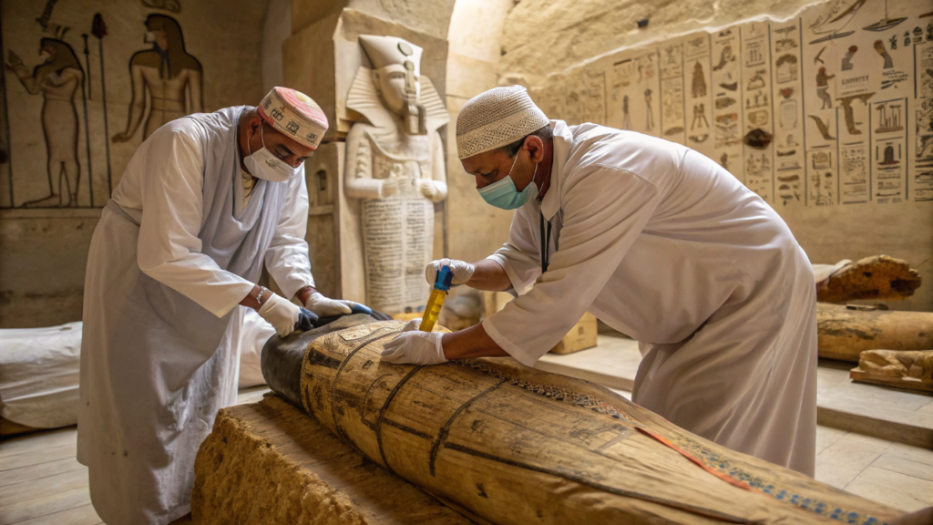 A fórmula química de 2.500 anos que os egípcios usavam para preservar corpos para sempre