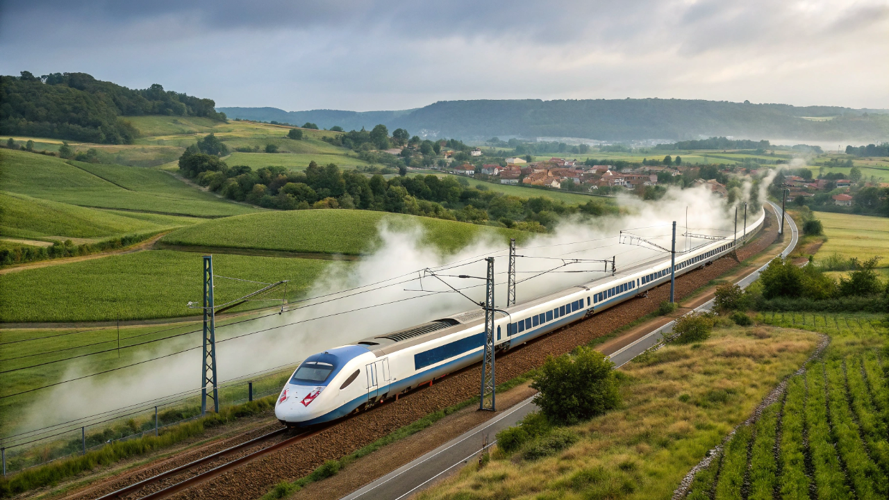 A impressionante máquina europeia sobre rodas de aço que atingiu 574 quilômetros por hora e pulverizou todos os recordes de velocidade convencionais