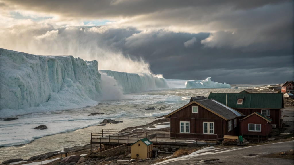 A muralha de gelo que tritura casas inteiras em minutos está ficando mais comum por causa do calor