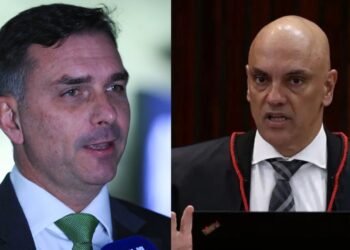 ALEXANDRE DE MORAES MANDA INVESTIGAR FLAVIO BOLSONARO