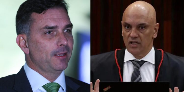 ALEXANDRE DE MORAES MANDA INVESTIGAR FLAVIO BOLSONARO