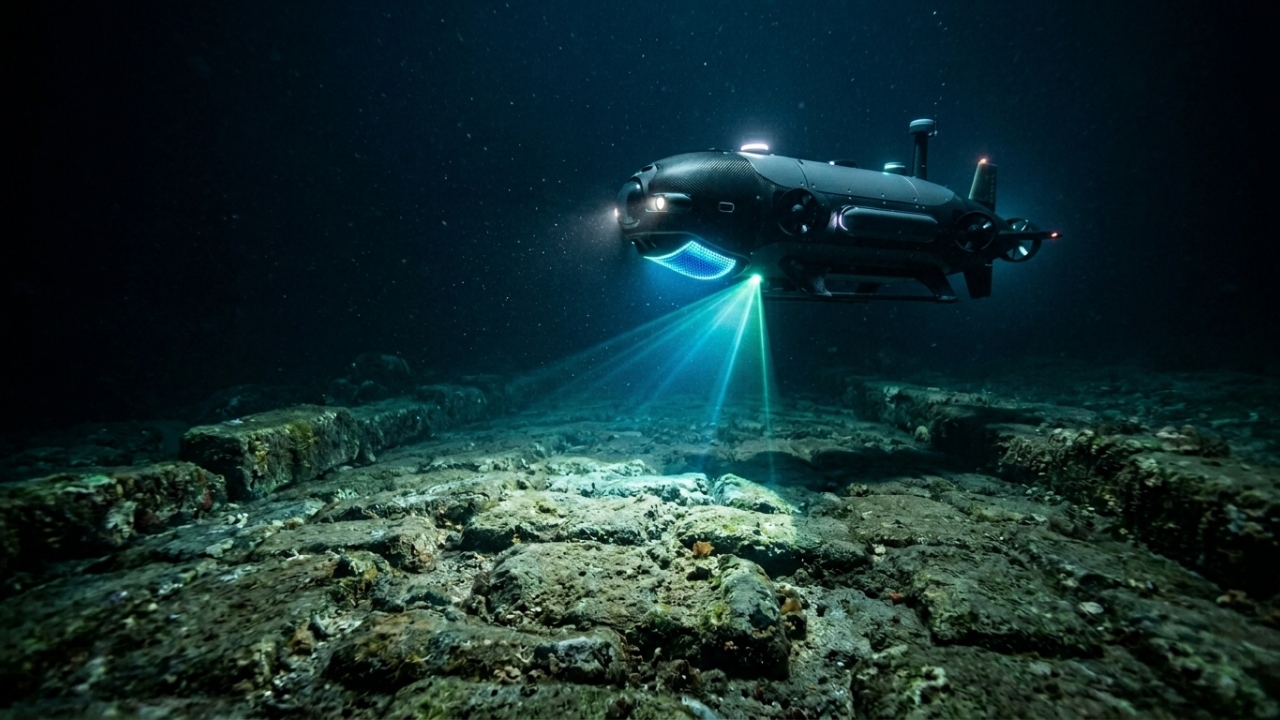 Escondida sob as ondas cristalinas do Mediterrâneo, a cidade portuária de 5.000 anos revela ruas pavimentadas e pátios intocados no fundo do mar