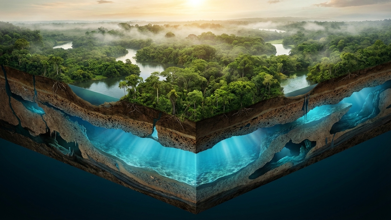 O misterioso "oceano" de 162 mil km³ de água doce escondido sob o solo do Brasil