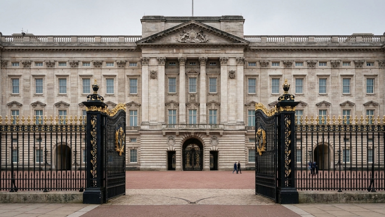 Com 775 cômodos majestosos, o palácio real de Londres surge como um símbolo de poder e um ícone da engenharia britânica