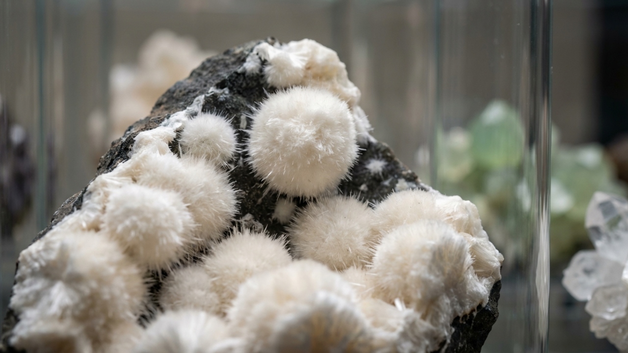 Esqueça o quartzo, pois este mineral frágil surge como uma bola de pelos de algodão e um recorde da natureza