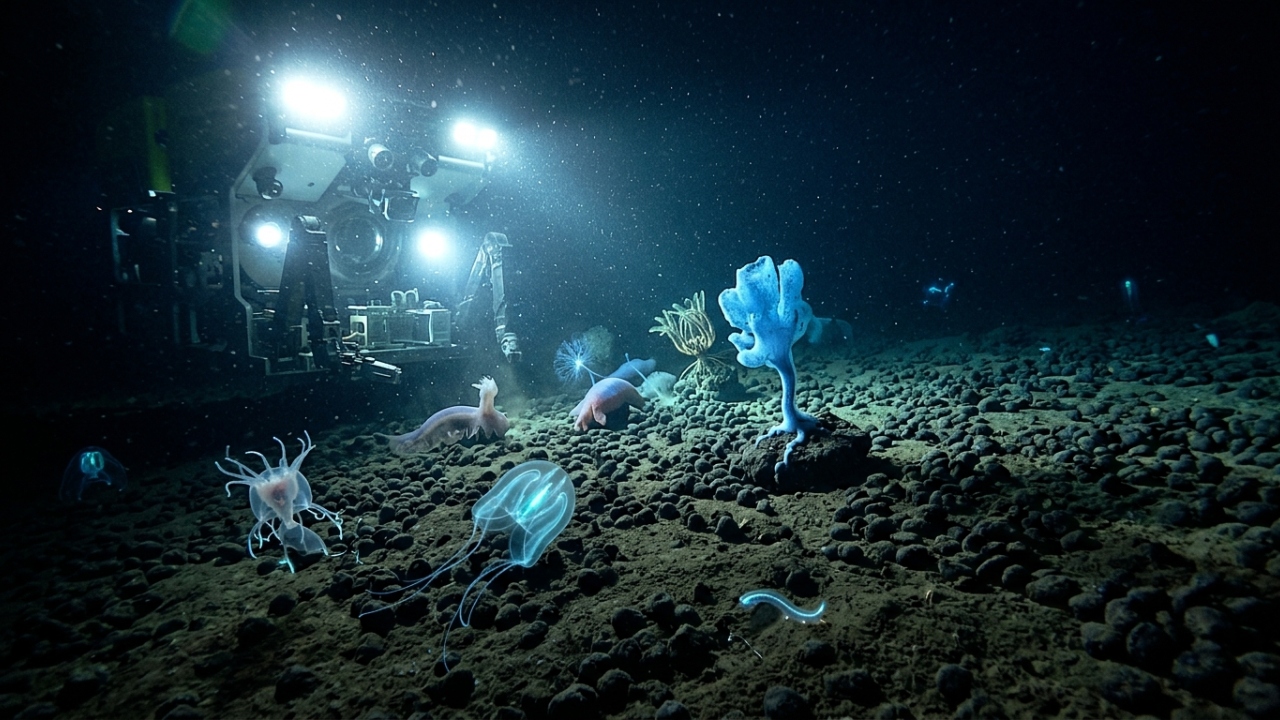 A mais de 4.000 metros de profundidade no Pacífico, pesquisadores acabam de encontrar 24 novas espécies que parecem pertencer a um "ramo perdido" da vida