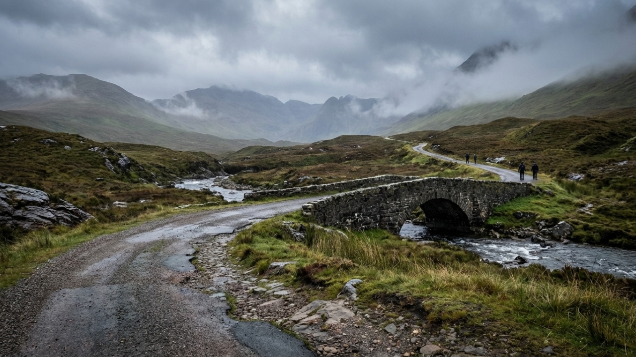 Com centenas de quilômetros e 300 anos, a rede de estradas militares surge como um marco da engenharia escocesa do século XVIII