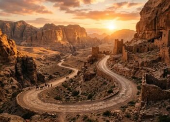 Com mais de 5.000 anos de história, a via no deserto da Jordânia permanece como uma das rotas comerciais e de peregrinação mais antigas e vitais da antiguidade