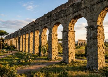 Transportando 190 milhões de litros de água, o aqueduto de pedra que utiliza apenas a gravidade abastecia a cidade de Roma há dois mil anos
