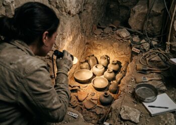 Quase 30 mil vasos de cristal polidos com tecnologia desconhecida foram encontrados em uma câmara de 40 metros de profundidade sob a pirâmide de Sacará