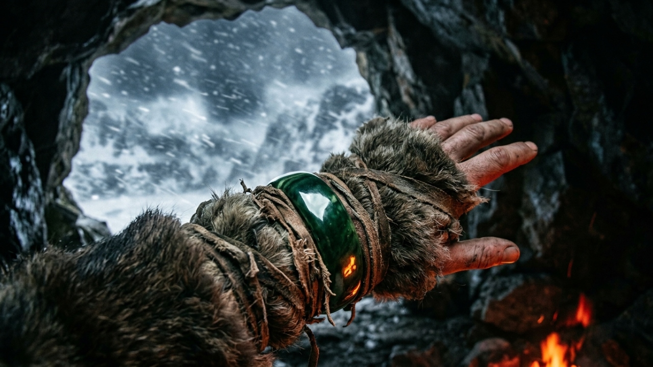 Polido com uma técnica que só surgiria milhares de anos depois, o bracelete de pedra verde com 40.000 anos de idade intriga arqueólogos na Rússia