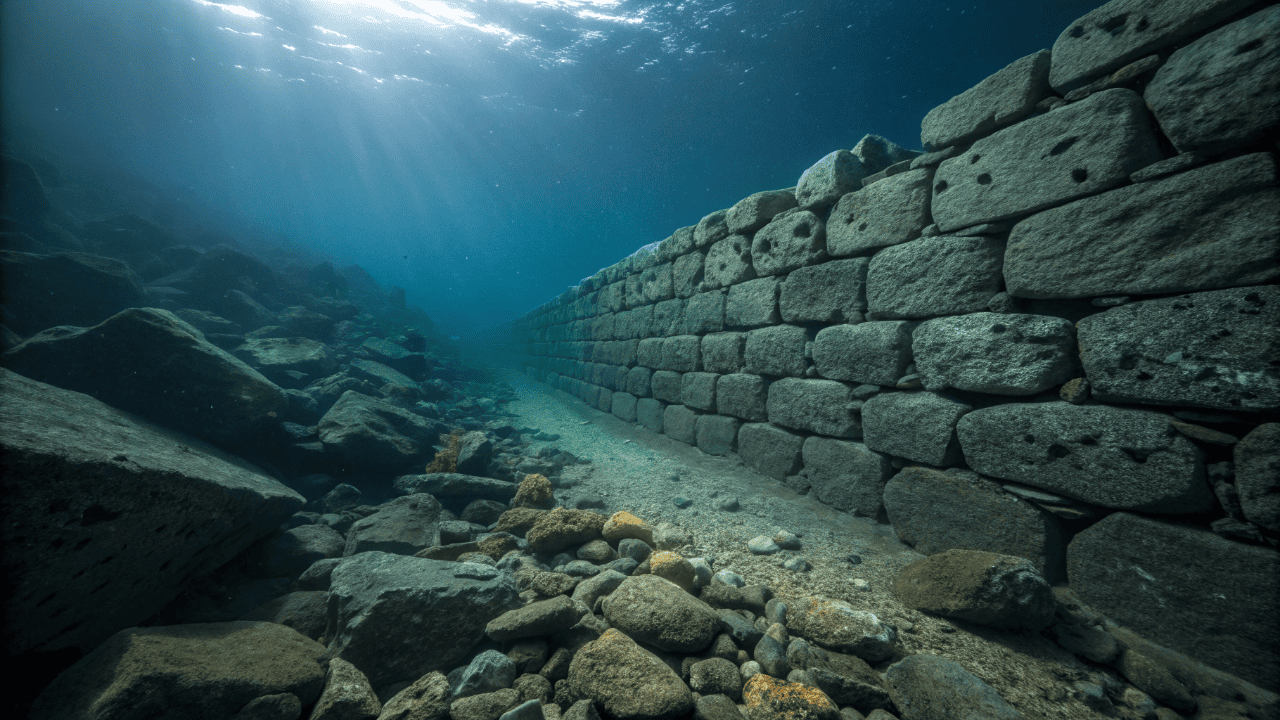 Arqueólogos acharam uma muralha de 970 metros no fundo do Mar Báltico e ela tem 11 mil anos de idade